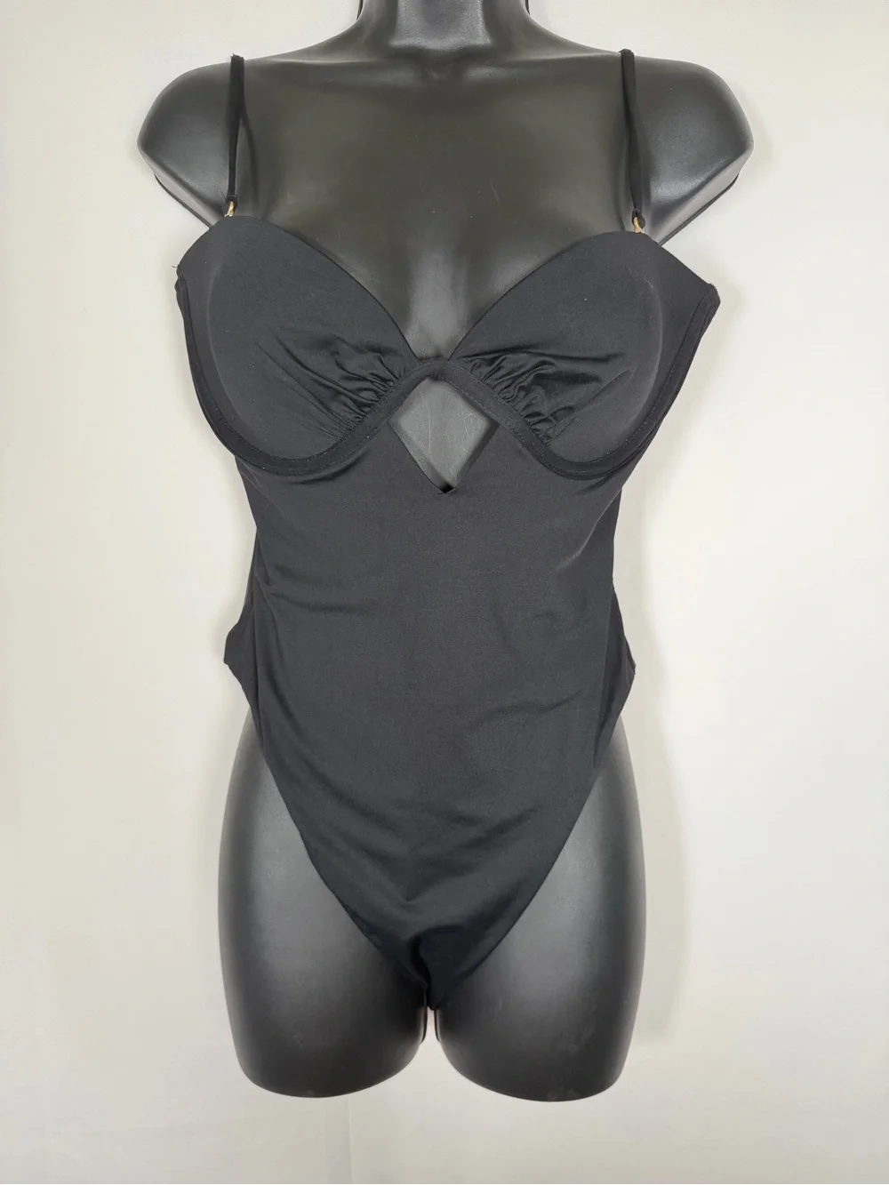 Vitamin‎ A Black One-Piece Swimsuit with Cutout